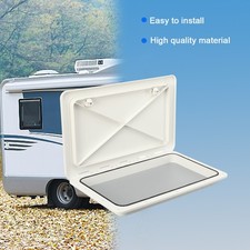 Wohnwagen Serviceklappe 500*285mm Weiß für Wohnmobil Camper Staufachklappe