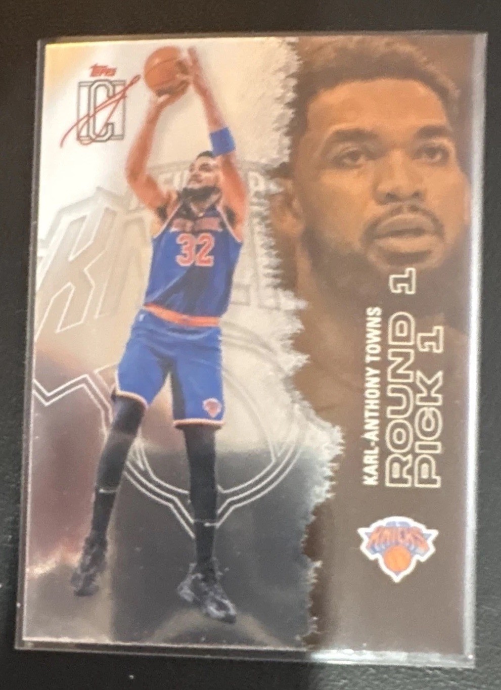 Topps Signature Class 2026 Karl-Anthony Towns New York Knicks Rookie #63 Chrome
