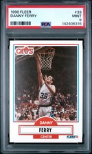 1990 Fleer Danny Ferry #33 PSA 9
