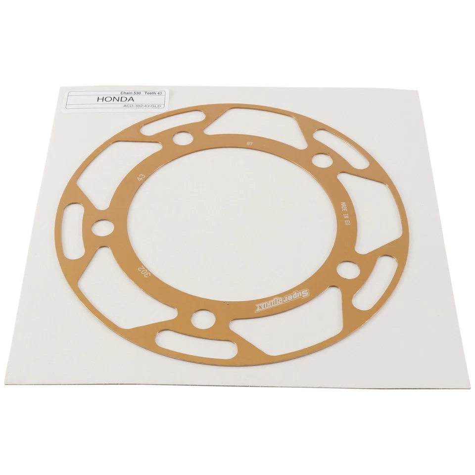 Supersprox Edge Color Disc Gold 43T-RACD-302-43-GLD for Honda CBR600F3 95-96 Foto 4 de 4