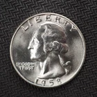 1958  *D* WASHINGTON SLVER QUARTER DOLLAR **NICE COIN** FREE SHIPPING! C4344