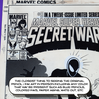 SECRET WARS #8 Iconic Cover Art 🔥 Replica Original Art 🔥 1st