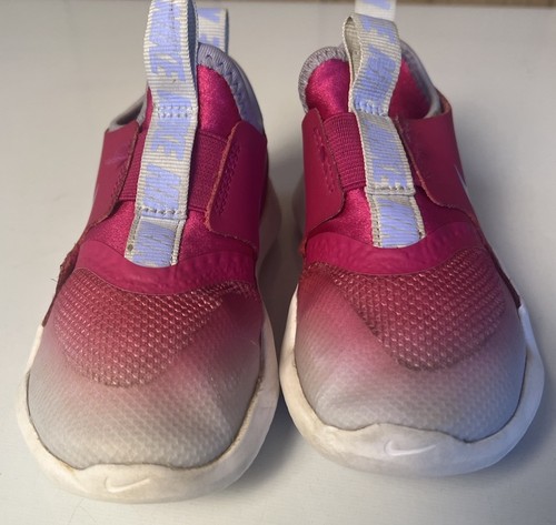 Nike Flex Runner Sneaker Kleinkind Kinder 9C Rot Slipper Schuhe - Bild 3 von 7