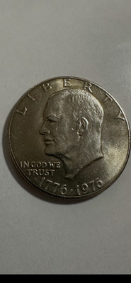 1776-1976-E - Bicentennial Eisenhower Dollar