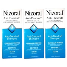 3 Pack Nizoral A D Anti Dandruff Shampoo 7 Oz 200 Ml