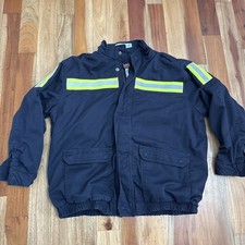 Bulwark Mens Sz XXL RG JLJ6NV2 Reflective Jacket Flame Resistant Work Wear 2XL