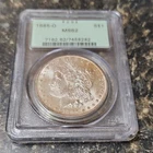 Morgan Dollar 1885 New Orleans $1 Silver PCGS MS62 Uncirculated KM#110