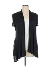 AB Studio Women Black Cardigan XL