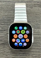 Apple Watch Ultra 1st Gen 49mm GPS & Cell Titanium W/ Titanium Band MF0V4LW/A