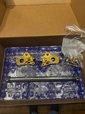 Performance Machine Gold Rear Axle Adjuster Kit for 2009-2023 Harley Touring