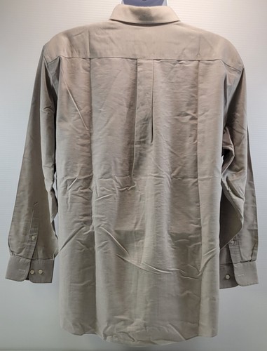 II) Stafford Men Travel Oxford Gray Regular Button Down Collar Shirt 17.5 34/35 - Picture 6 of 15