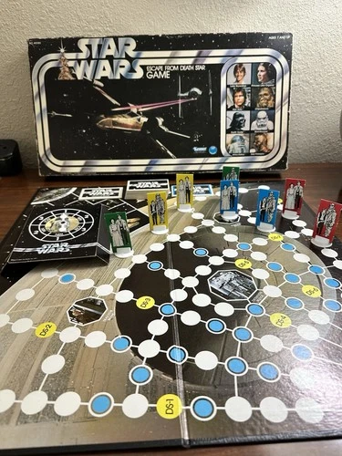 1977 Star Wars Escape From The Death Star Game -- Complete Very Good Vintage