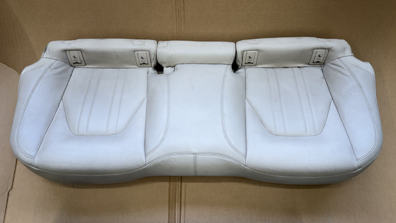 2014-2017 Maserati Ghibli Back Rear Seat Bottom Leather Beige  OEM