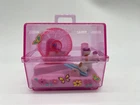 Vintage 1995 Mattel Barbie Magic Moves Wind Up Pet Hamster Cage