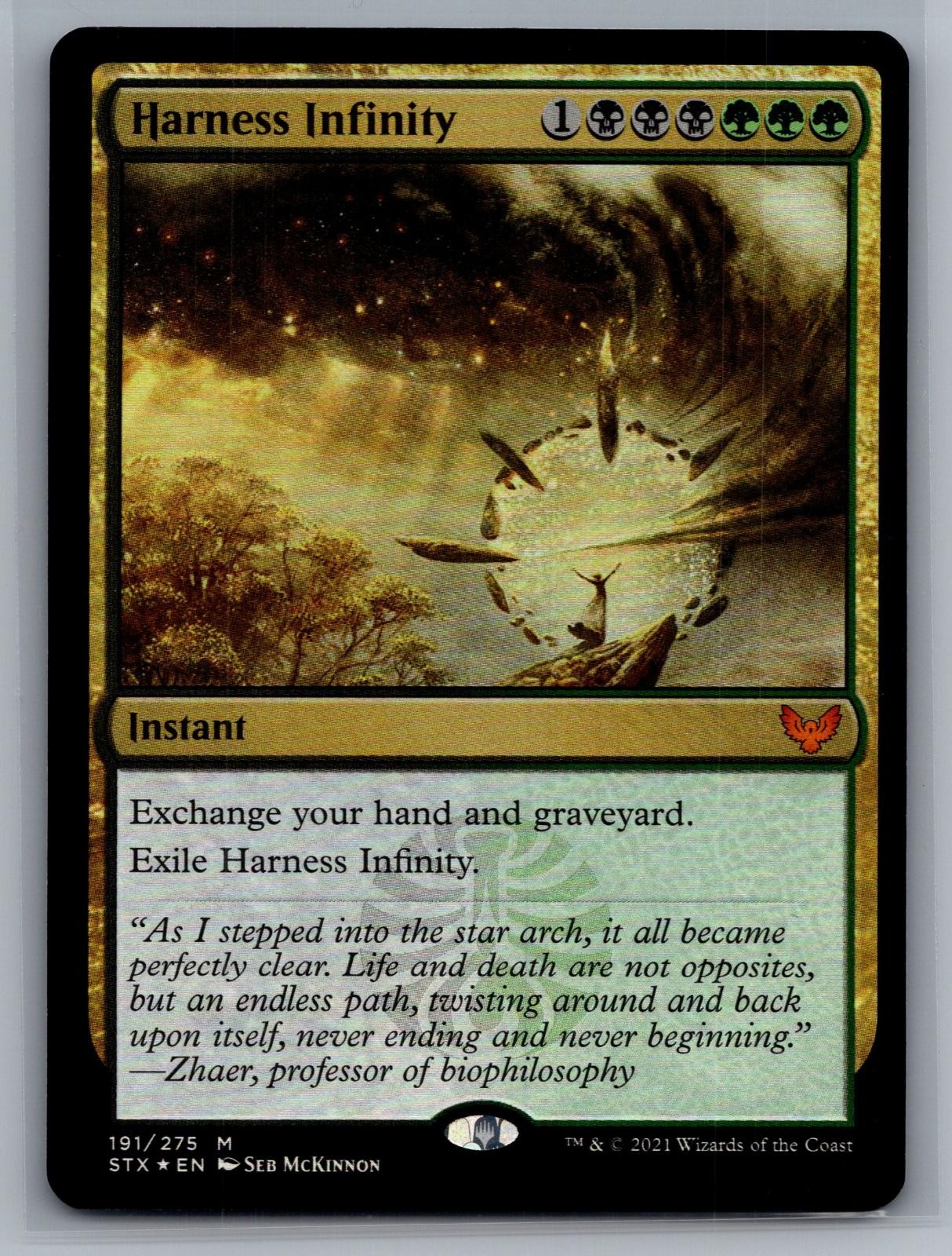 Harness Infinity 191 Mythic Promo Pack: Strixhaven Magic: The Gathering Foil LP