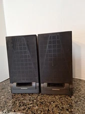 Pair SOUNDESIGN model 0687B  Full Range Speakers Black Great Sound! 