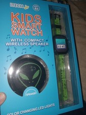 Brand NEW iTech Jr Kids Boys Alien Strap Smartwatch and LED Bluetooth Speaker