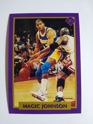 1991 Magic Johnson Tuff Stuff Magazine NBA Finals Special Edition Hand Cut #10
