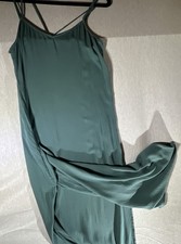 Aerie Women's Size XS Dress V-Neck Flowy Style Green Short Sleeve