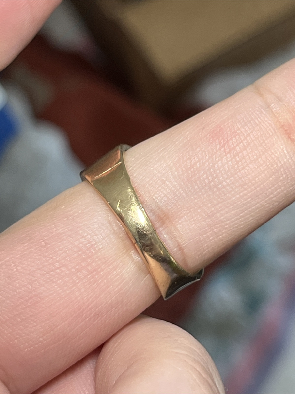 Gold Diamond Ruby Ring Size 7 - image 6