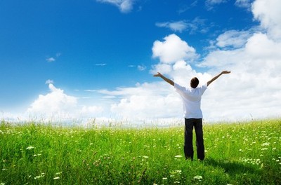 Air: Nitrogen, oxygen, carbon dioxide and argon