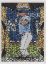 2019 Panini Prizm Tier II Neon Orange Donut Circle 15/150 Willy Adames #152 2p7