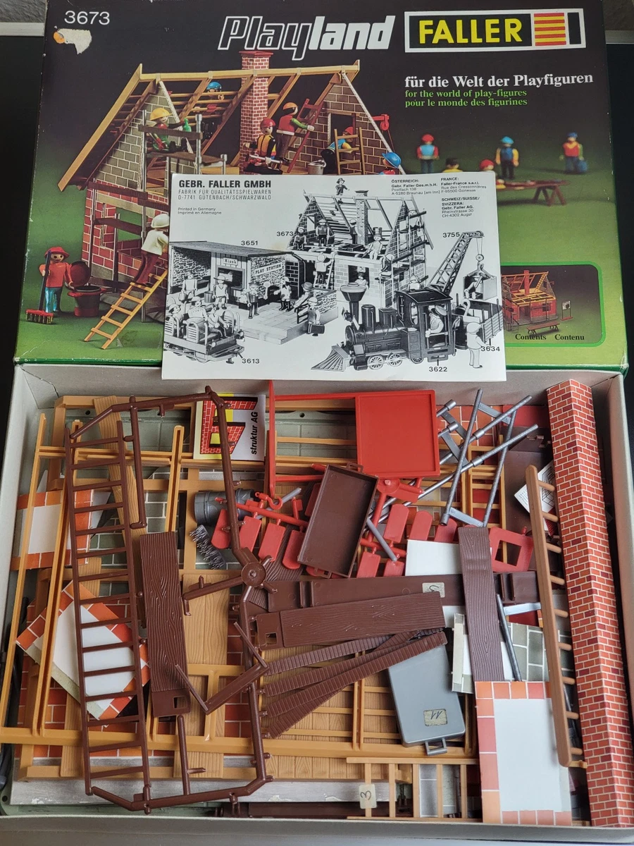 Faller Playland 3673 Haus im Bau Baustelle Bausatz Vintage OVP
