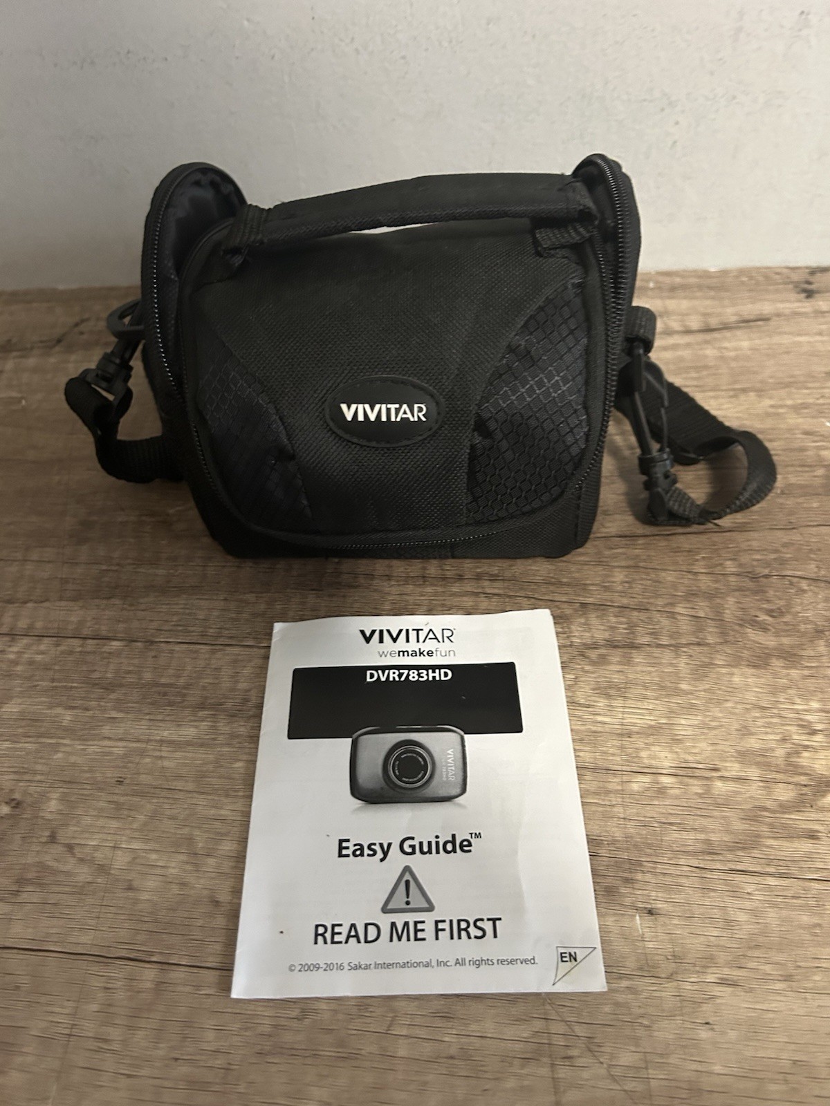 Vivitar DVR 783HD 5.1MP 720p Waterproof Case Bike Helmet Mou