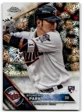 2016 Sparkle Refractor Byung-Ho Park RC Minnesota Twins #HMT15