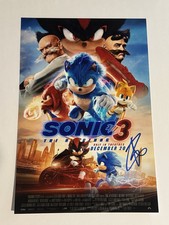 BEN SCHWARTZ HAND SIGNED 12x18 POSTER PHOTO AUTOGRAPHED SONIC THE HEDGEHOG 3 COA