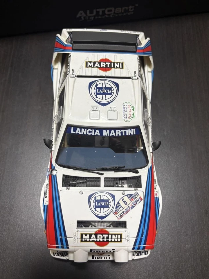 Coche modelo coleccionable AUTO art Lancia Delta S4 RAC Rally 1985 escala 1/18 Foto 2 de 4