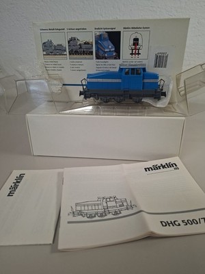 Märklin Spur H0 3078 Typ DHG 500 Werkslok Diesellokomotive Blau NEU & OVP 