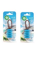 Air Wick Car Air Freshener - Coastal Breeze Scent -TWIN PACK 🇬🇧 Fast postage 