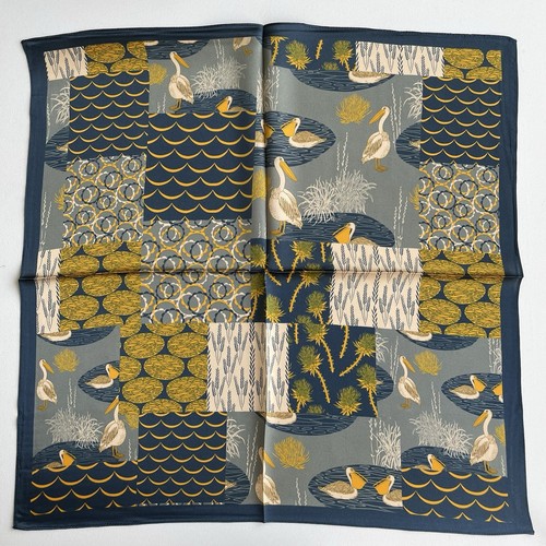 100% Pure Silk Multicolour Small Silk Scarf - Picture 2 of 6