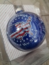 Patriotic Collectors Series “ America United We Stand” Glass Ornament- USA Made