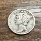 1939-S MERCURY SILVER DIME ACTUAL Coin Get Today & Save & Fill Your Collection
