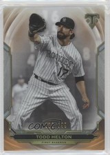 2019 Topps Triple Threads Amber /199 Todd Helton #3 HOF 04br