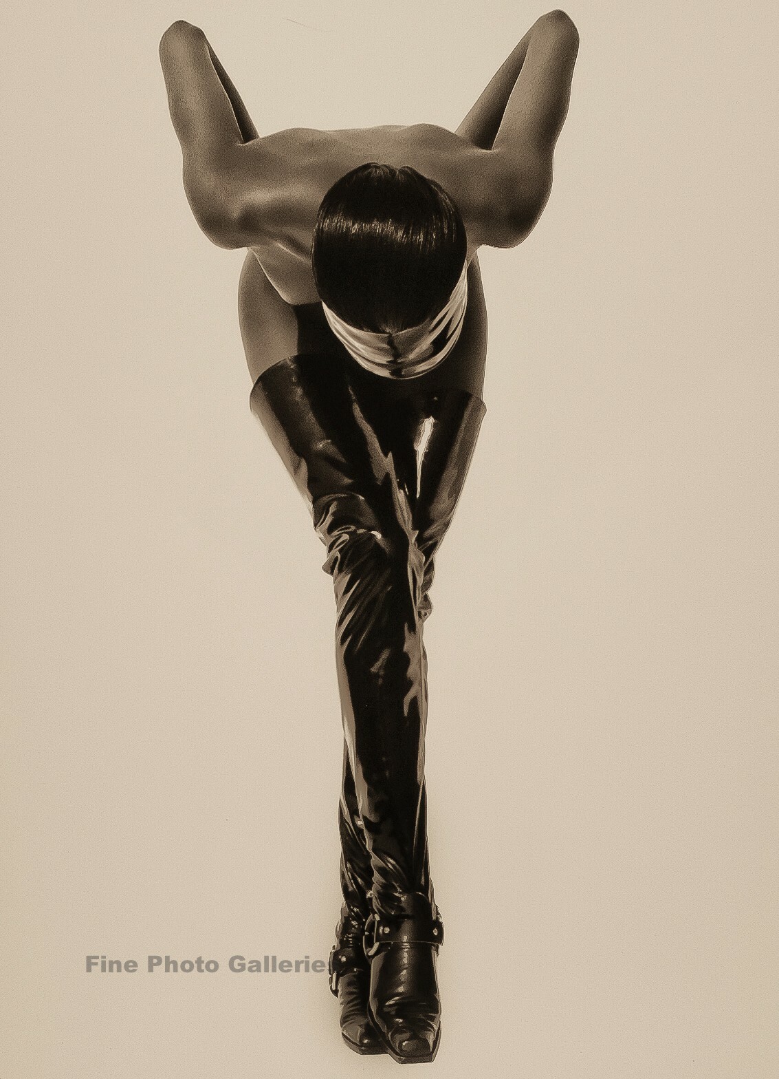 herb ritts super model 1990 Vintage HERB RITTS Super Model NAOMI CAMPBELL Fashion Boots Photo Art  12x16 - Art Prints