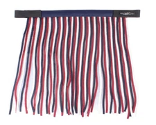 QHP Anti-fly Fringe - kraftwork navy & red QHP