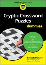 Cryptic Crossword Puzzles For Dummies 9780730384755 by Sutherland, Denise