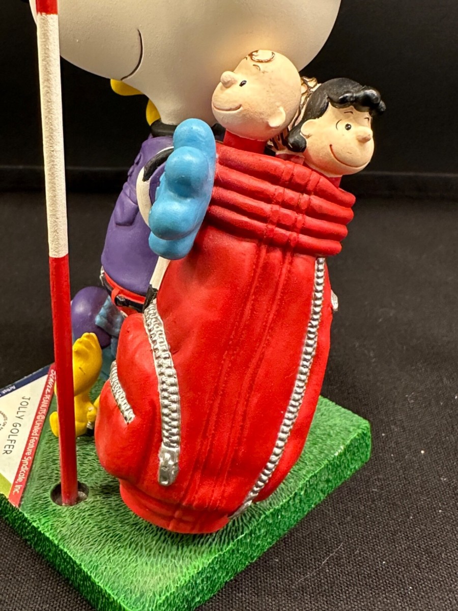 Westland - Peanuts on Parade- Snoopy “Jolly Golfer” Figurine #8396