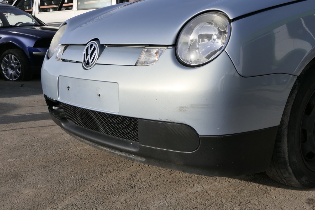 VW Lupo Stoßstange vorne Frontstoßstange Stoßfänger grau silber 3L 