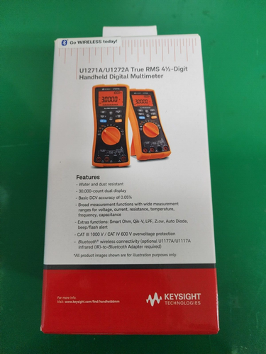 Multímetro digital portátil Keysight U1271A, 4,5 dígitos, IP54, U1177A Bluetooth - Imagen 10 de 11