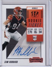Sam Hubbard 2018 Panini Contenders Rookie Ticket Rc Auto