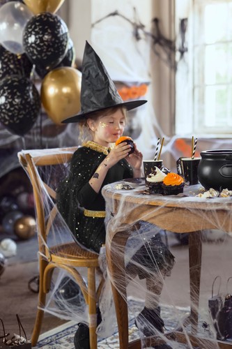 Spinnennetz 60g Halloween Deko Spinnweben künstliche Spinnennetze Dekoration - Bild 4 von 4