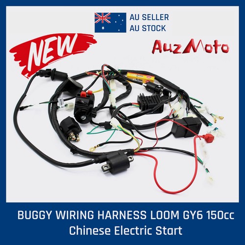 BUGGY WIRING HARNESS LOOM GY6 150cc 