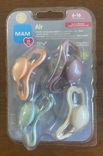 MAM Air Matte Pacifiers, for Sensitive Skin, 6-16 Months, Best Pacifier - 4 Pack
