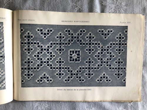 Antique French Embroider Norvégiennes Norwegian Book How to Reference Guide 1900 - Picture 6 of 6