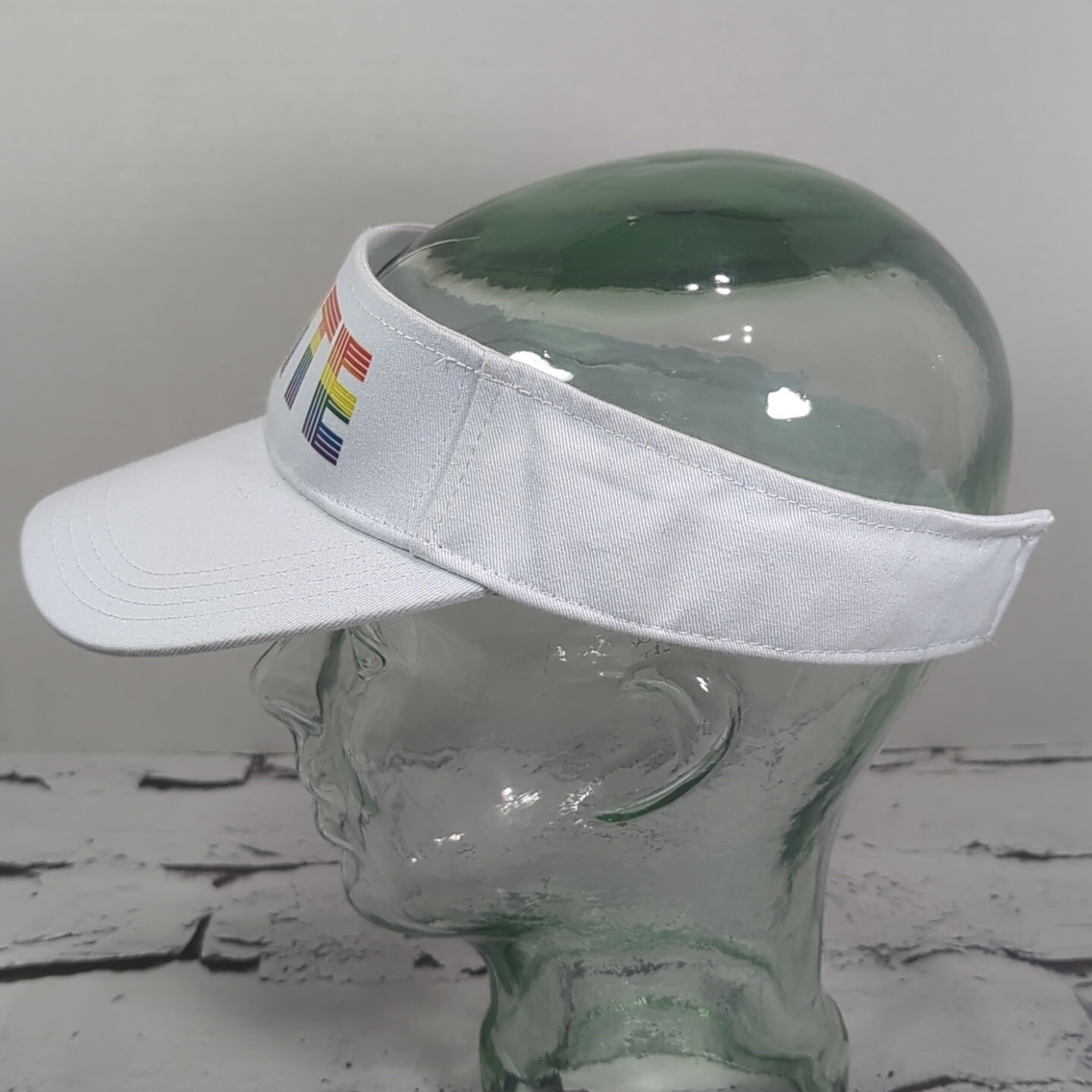 Unite Rainbow Visor Hat Adjustable - image 3