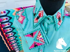 Western Showmanship Horsemanship Pleasure Show Shirt and Matching Show pad 34x40